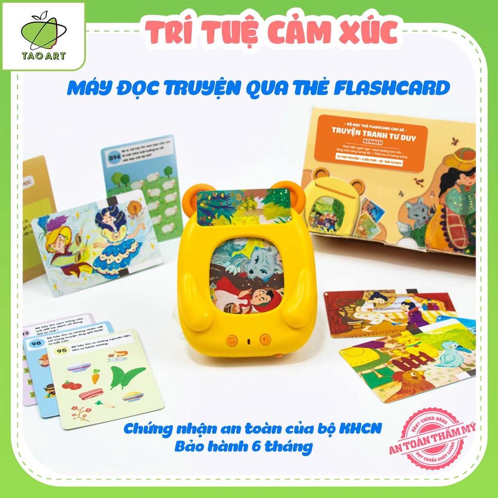 Máy Đọc Truyện Tranh Qua Thẻ Flashcard Và 50 Câu Hỏi Tư Duy Giúp Bé Phát Triển Trí Tuệ