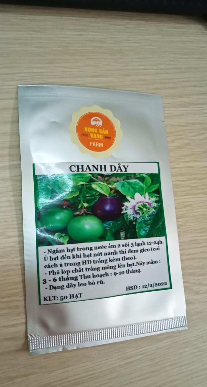 Hạt giống Chanh Dây ( Gói 50 Hạt ) - Nông Sản Vàng