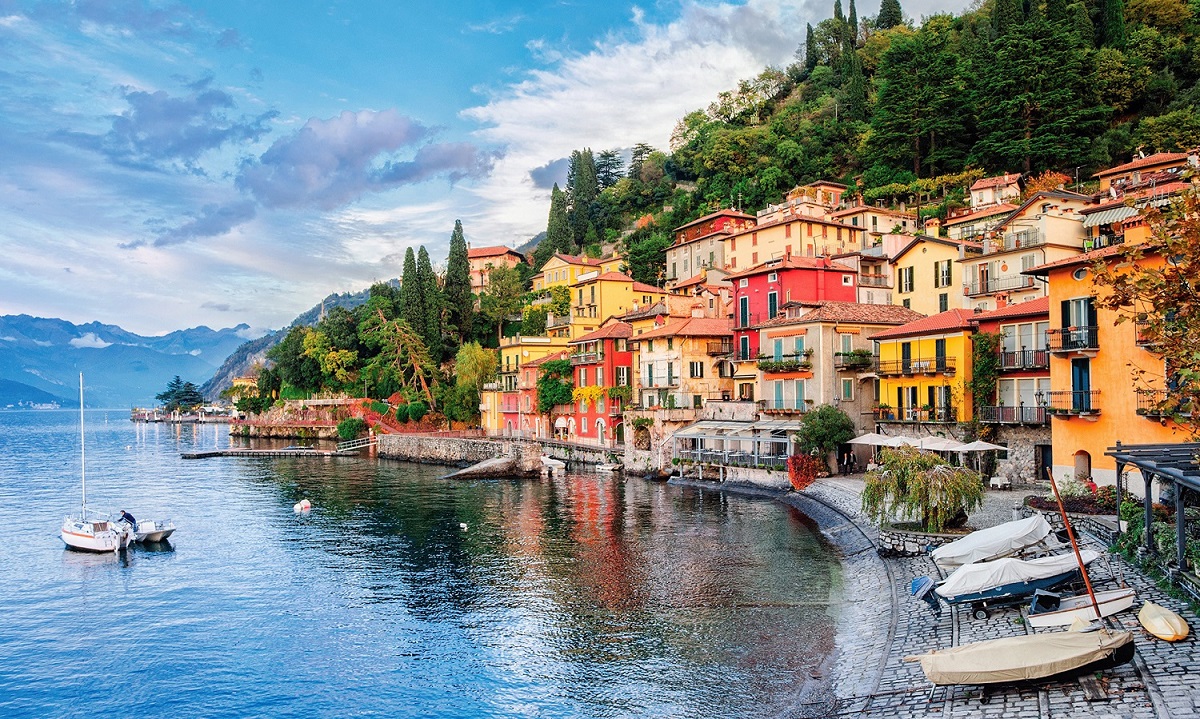Bộ tranh xếp hình cao cấp 1500 mảnh – Hồ Como, Ý (60x100cm)