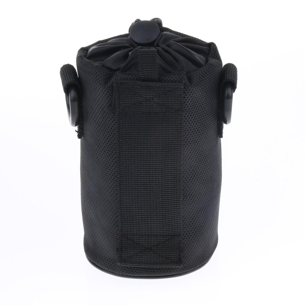 Oxford Sports Water Bottle Sleeve Holder Bag Shoulder Strap Pouch