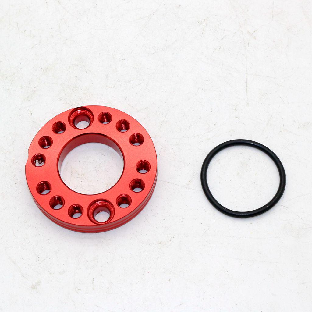 28mm Carburetor Intake Manifold Plate Adjuster for ATV Pit Dirt Bike Red