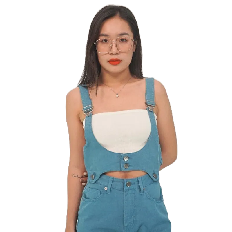 Siêu Hot: Quần Jean Nữ Ông Đứng & Áo Yếm Nữ Ngắn Y7 phong cách mới - Từ Thương Hiệu Samma Jeans!