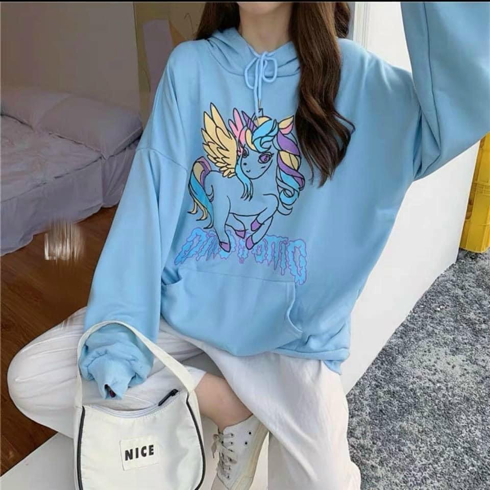 Áo Khoác Nỉ Bông Kì Lân Unisex cho nam và nữ