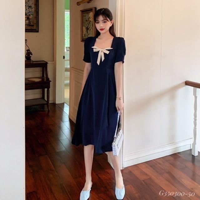 V01 Váy tiểu thư cho con bú sz m-xxl KÈM ẢNH THẬT