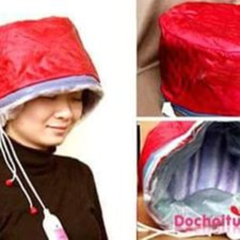 Mũ Hấp Tóc Cá Nhân Tại Nhà Bằng Điện 2 Chế Độ Nhiệt Cao Cấp Có Khóa Kéo