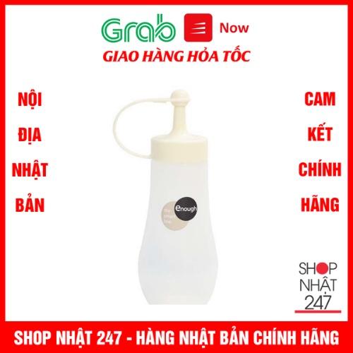 Bình đựng gia vị, nước sốt, nước tương Enough 360ml màu trắng - Nội địa Nhật Bản