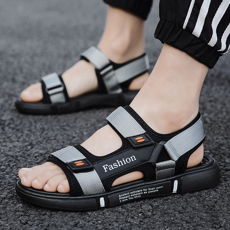 Dép sandal nam Fashion quai ngang thoáng khí êm chân phù hợp mọi lứa tuổi