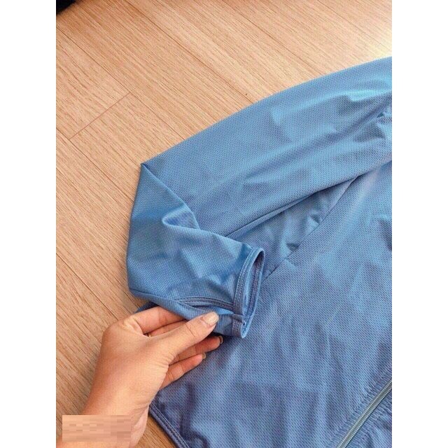 Áo chống nắng nữ dáng ngắn chất liệu thông hơi kim cương mềm, mát