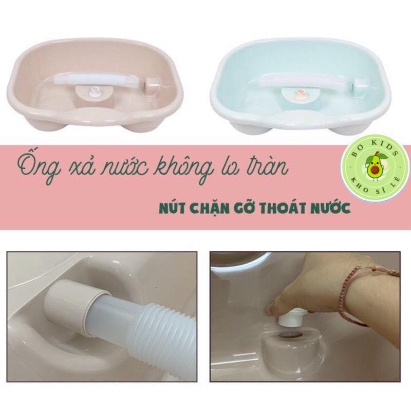 Chậu gội đầu tại giường cho người già, bà bầu, trẻ nhỏ Nhựa Việt Nhật (NO: 2206 ) -Thau gội đầu tiện ích