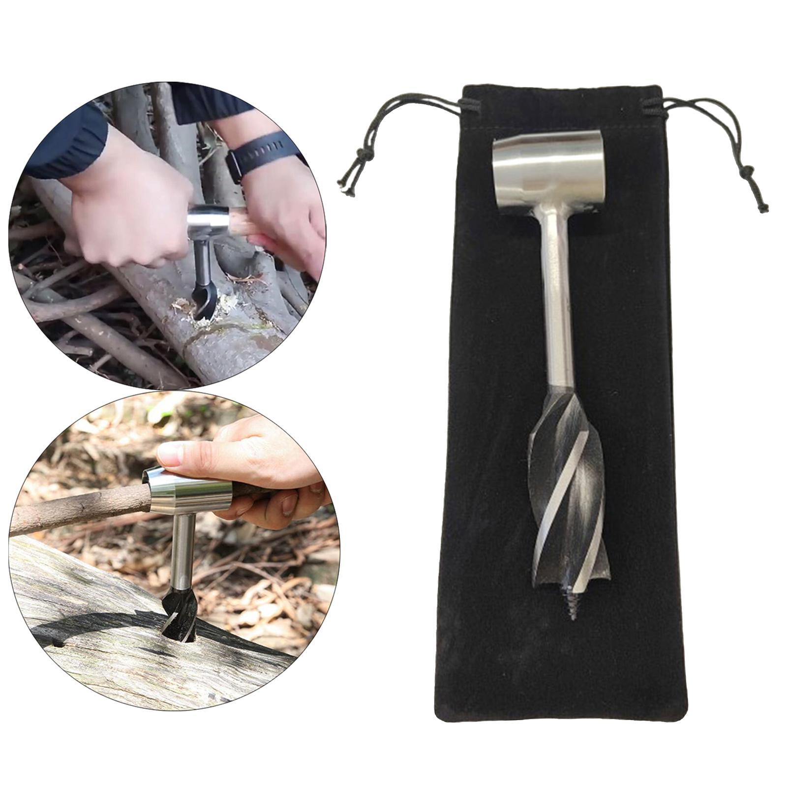 Outdoor Hand Tools Camping Survival Hand Drill Drill Wood Puncher