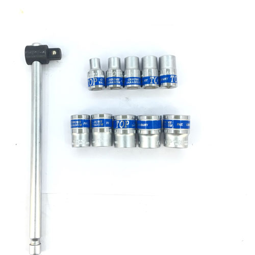 Bộ Tuýt 16 Chi Tiết 1/2" Gồm 15 Đầu Khẩu 8 - 24mm Kèm Tay Trượt