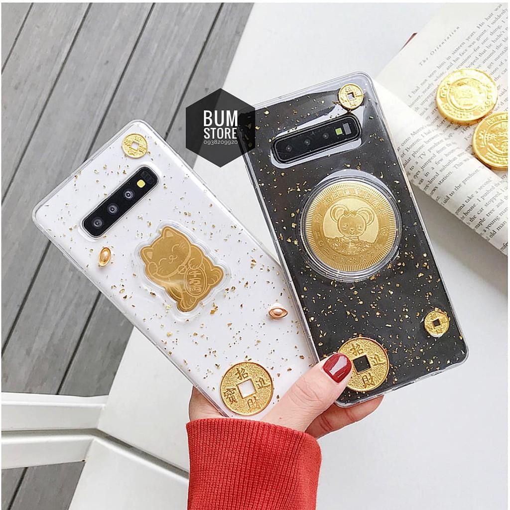 Ốp lưng dẻo mèo thần tài cho samsung galaxy Note 10 plus / Note 10 / S10+ / S10 / Note 9 / Note 8 / S9+ / S8+
