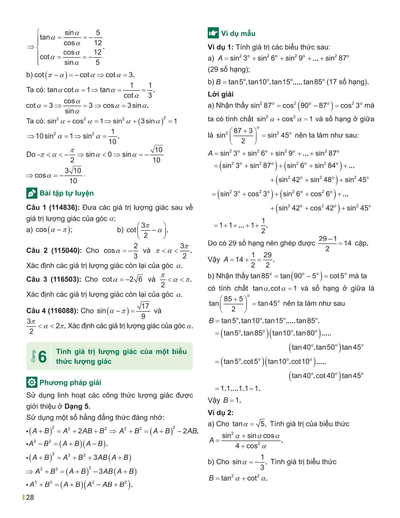 Sách - Đột Phá Tư Duy Toán 11 - Tập 1