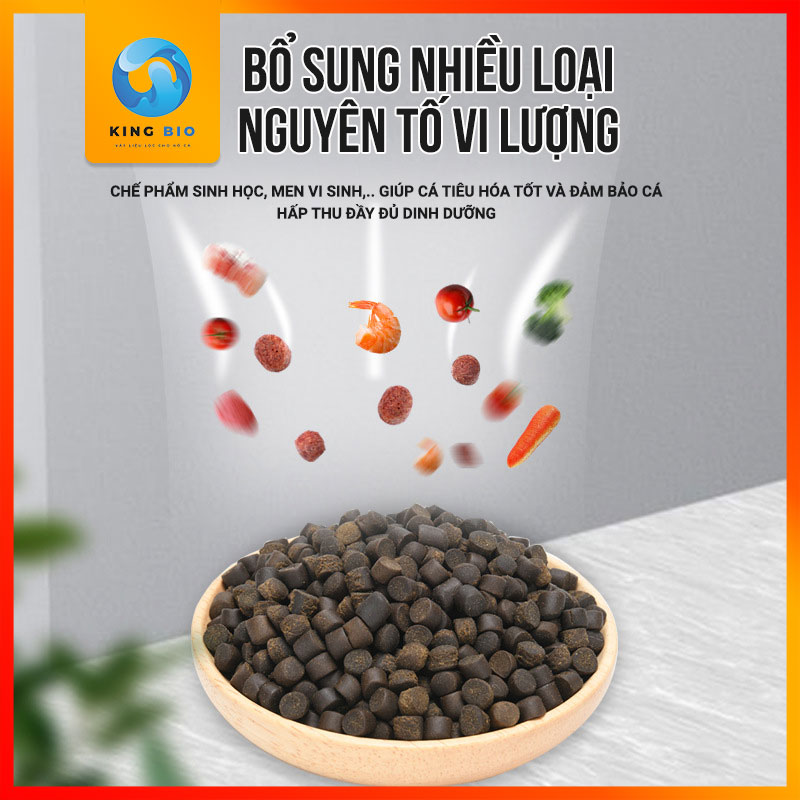 Cám cho cá Hổ- Thức ăn dinh dưỡng hỗ trợ tăng màu và tiêu hóa cho cá Hổ