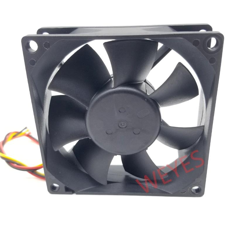 Quạt tản nhiệt 3 dây EFC-08E12D-EF05 DC 12V 0.4A 80x80x25mm