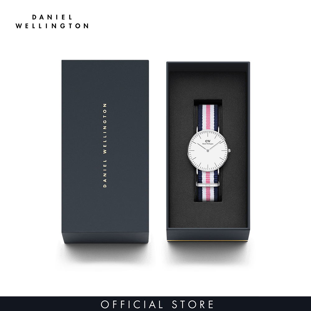 Đồng hồ Nam, Nữ Daniel Wellington dây vải nato - Classic Southampton 36mm DW00100050