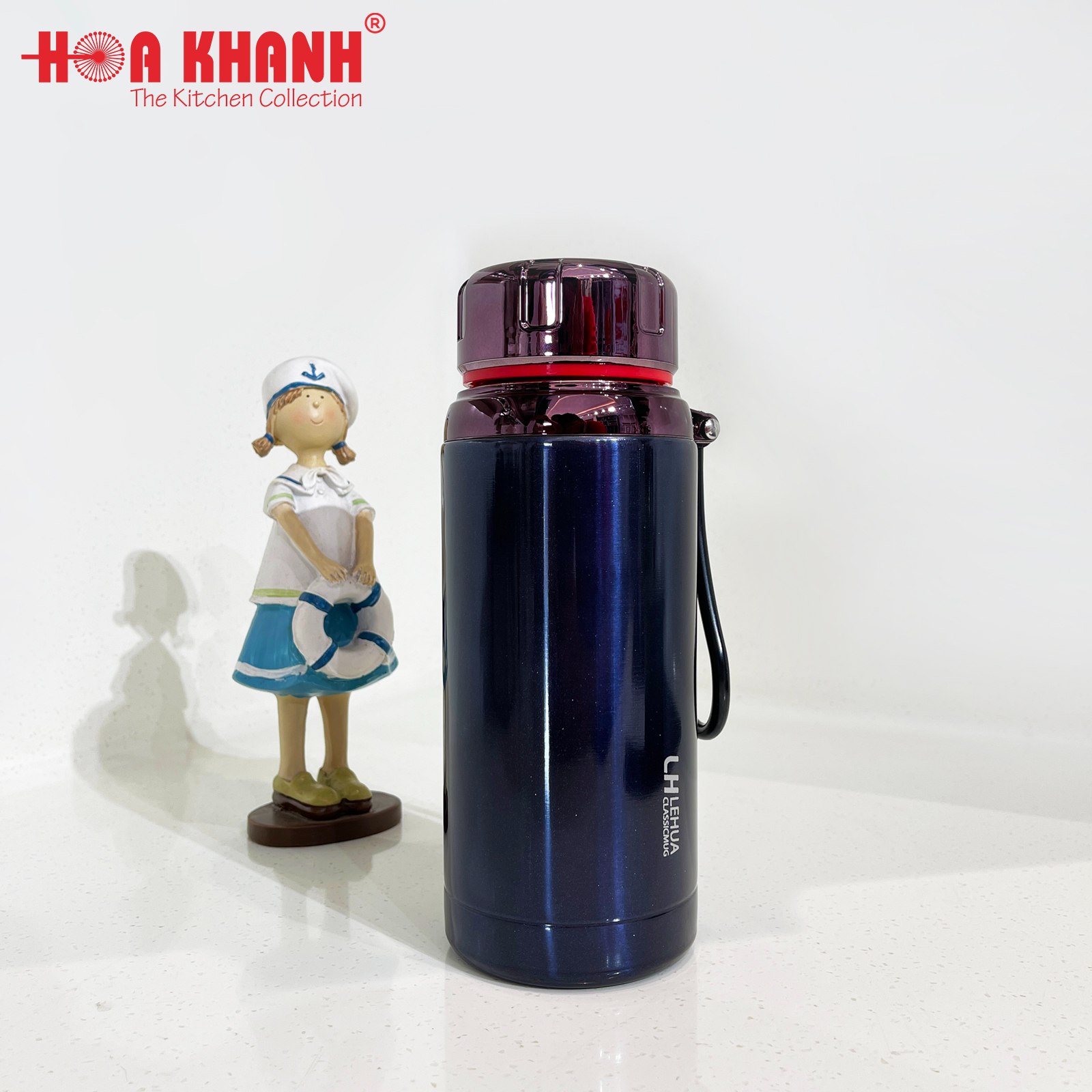 BÌNH GIỮ NHIỆT NẮP KIM CƯƠNG 600ML - A06-BN8181