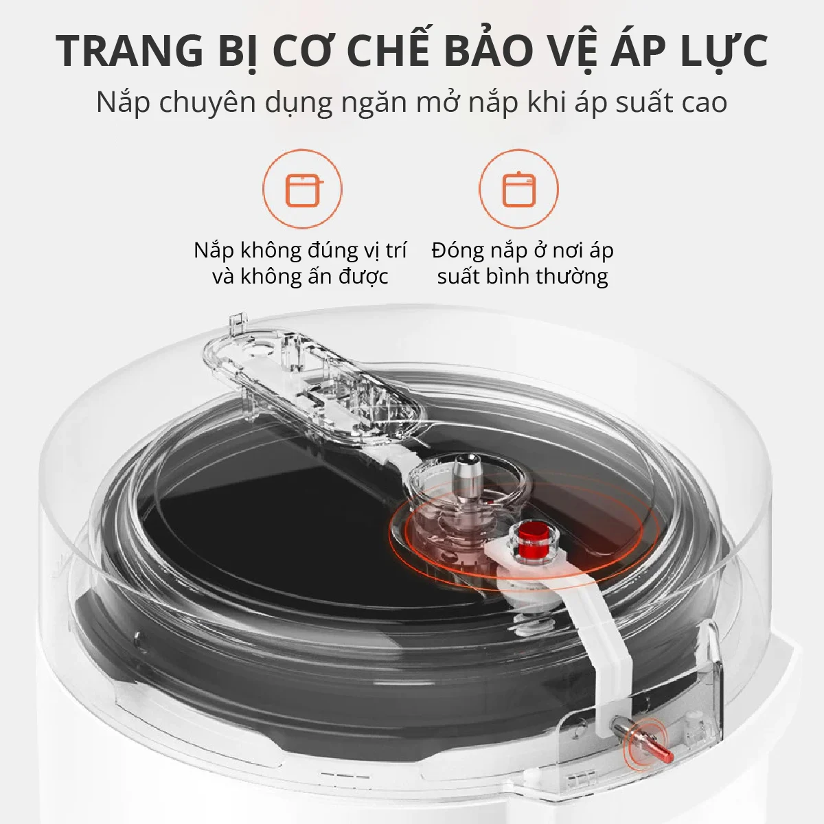 Nồi áp suất Mishio 2.5L - Hàng chính hãng