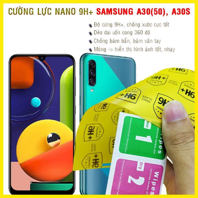 Dán cường lực dẻo nano dành cho Samsung A30, A30s