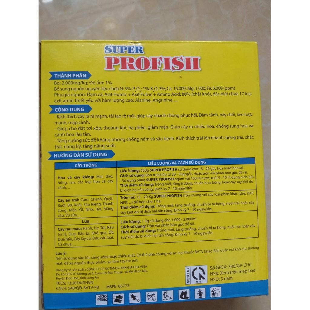 Phân bón hữu cơ Super PROFISH - Hộp 1 kg