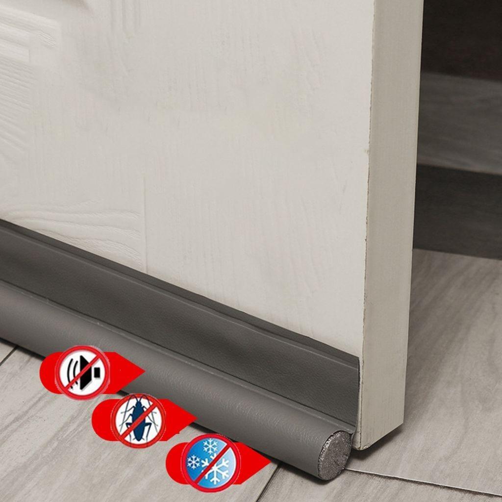 Mút Xốp vỏ da PU chặn mất nhiệt điều hòa dán chân cửa cách âm chống ồn ngăn côn trùng dài 93cm