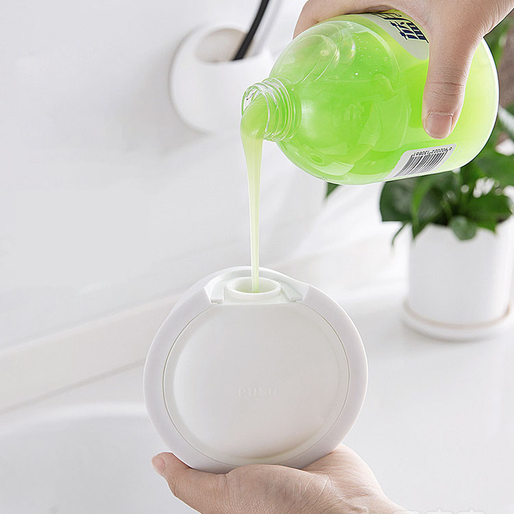 Hộp Đựng Xà Phòng Treo Tường Nhấn Bụng Sáng Tạo 350ml