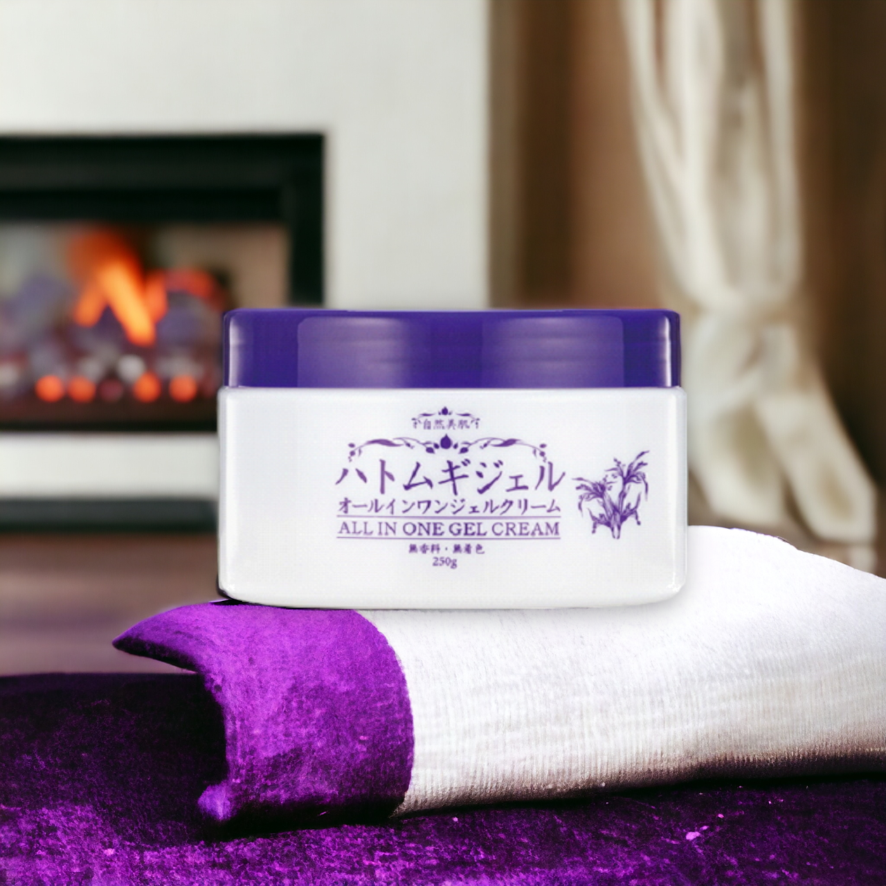 Gel Dưỡng Ẩm Trắng Da Hadakiri Hatomugi All In One Gel (250G)
