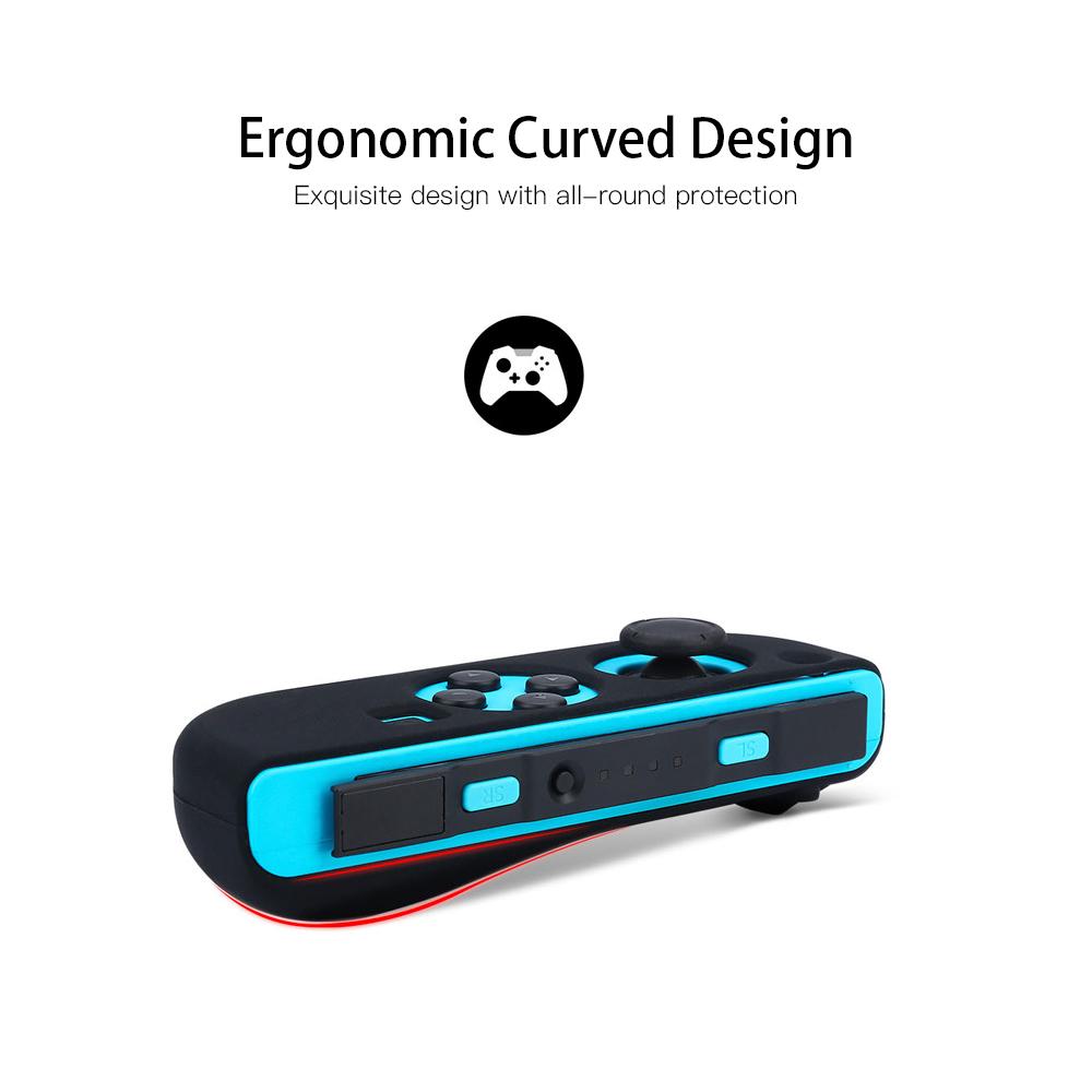 Bộ điều khiển trò chơi BUBM có nắp đậy bảo vệ silicon mềm thay thế cho Nintendo Switch
