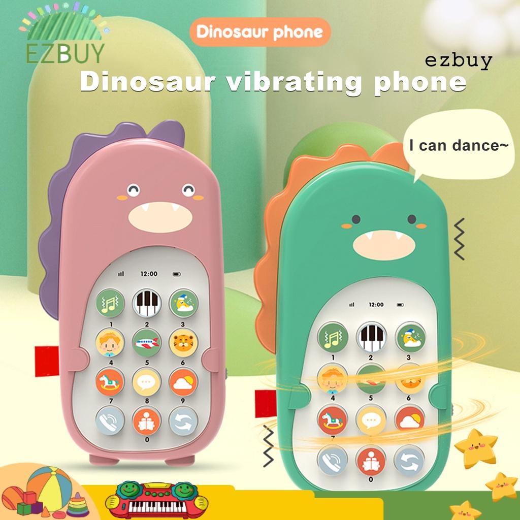 EY-Mobile Toy Dinosaur Shape Multifunctional ABS Simulation Phone Educational Toy for Gifts