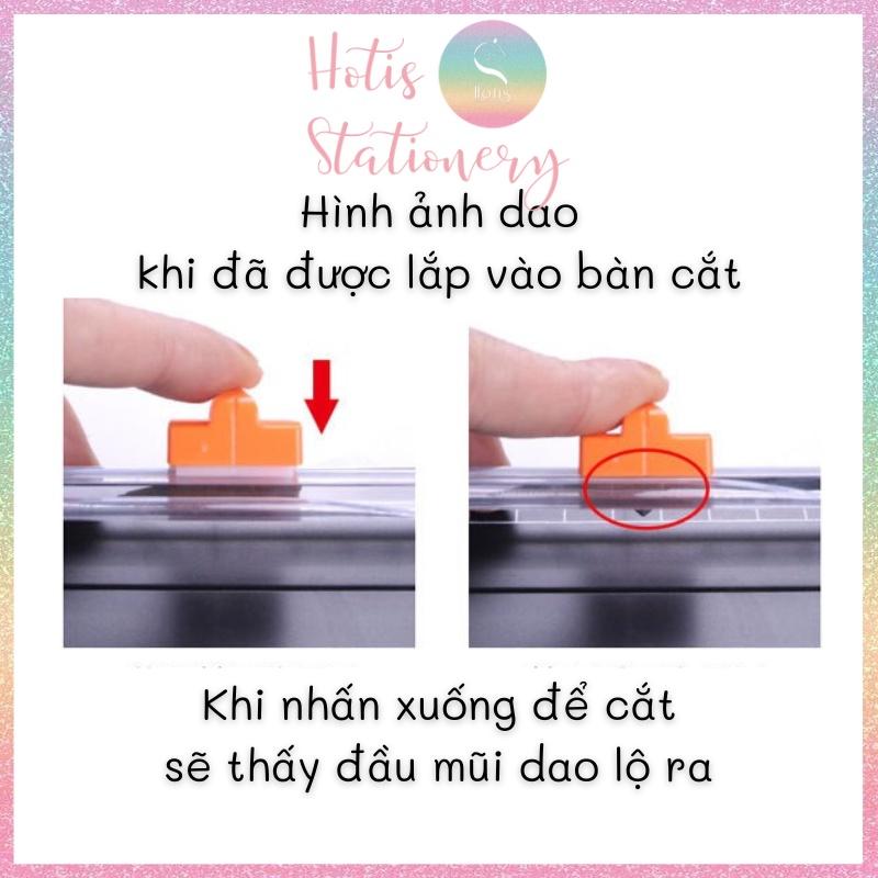 Set 4 dao thay thế bàn cắt giấy A4/ A3 DIY