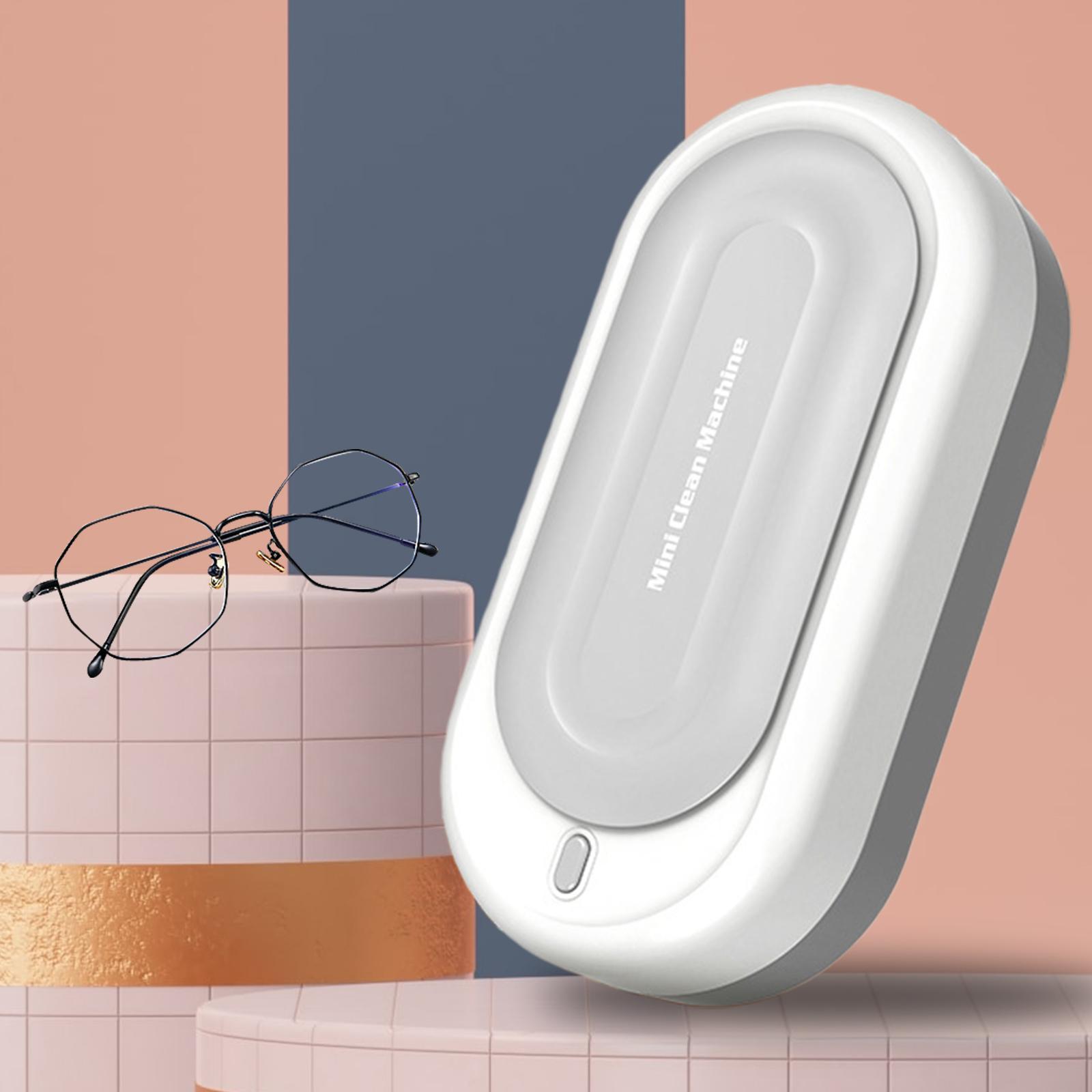 Cleaners Portable Large Capacity Rechargeable 450ml Eyeglasses Cleaning Machine for Earing Rings Jewelry Camera Lenses