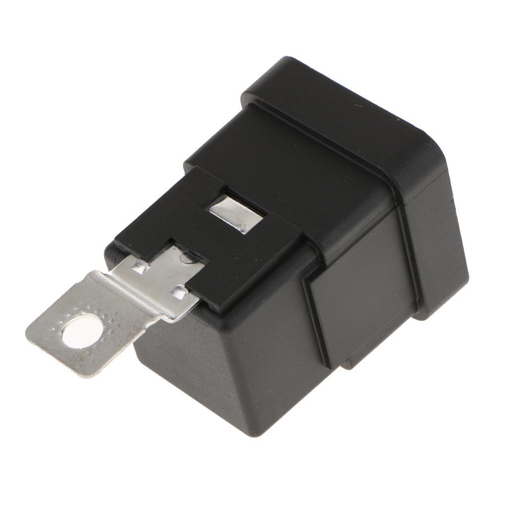 4Pcs 12V 40A 4PINS Relay Wiring Inside the Waterproof Socket with Terminals