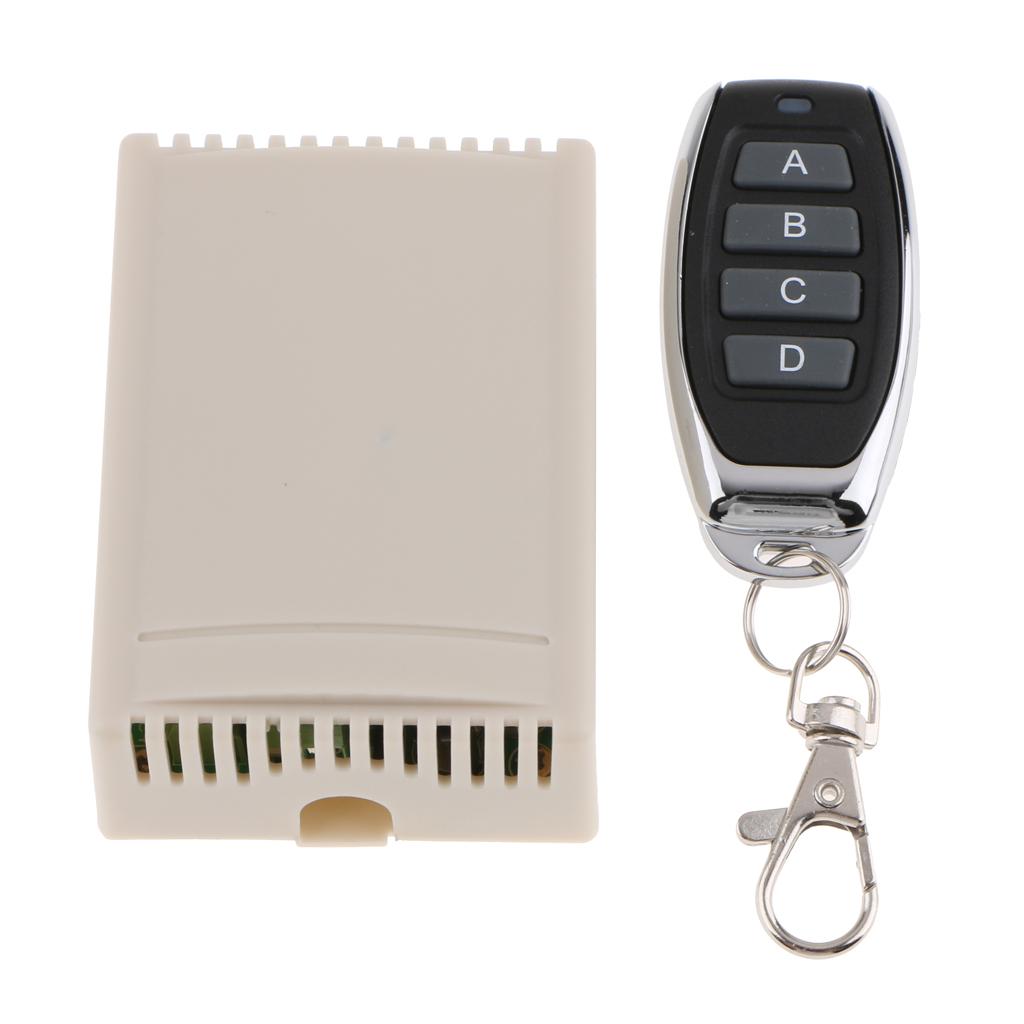 Wireless Remote Control Switch DC 12V 4CH Relay Receiver With RF Transmitter 4pcs Set