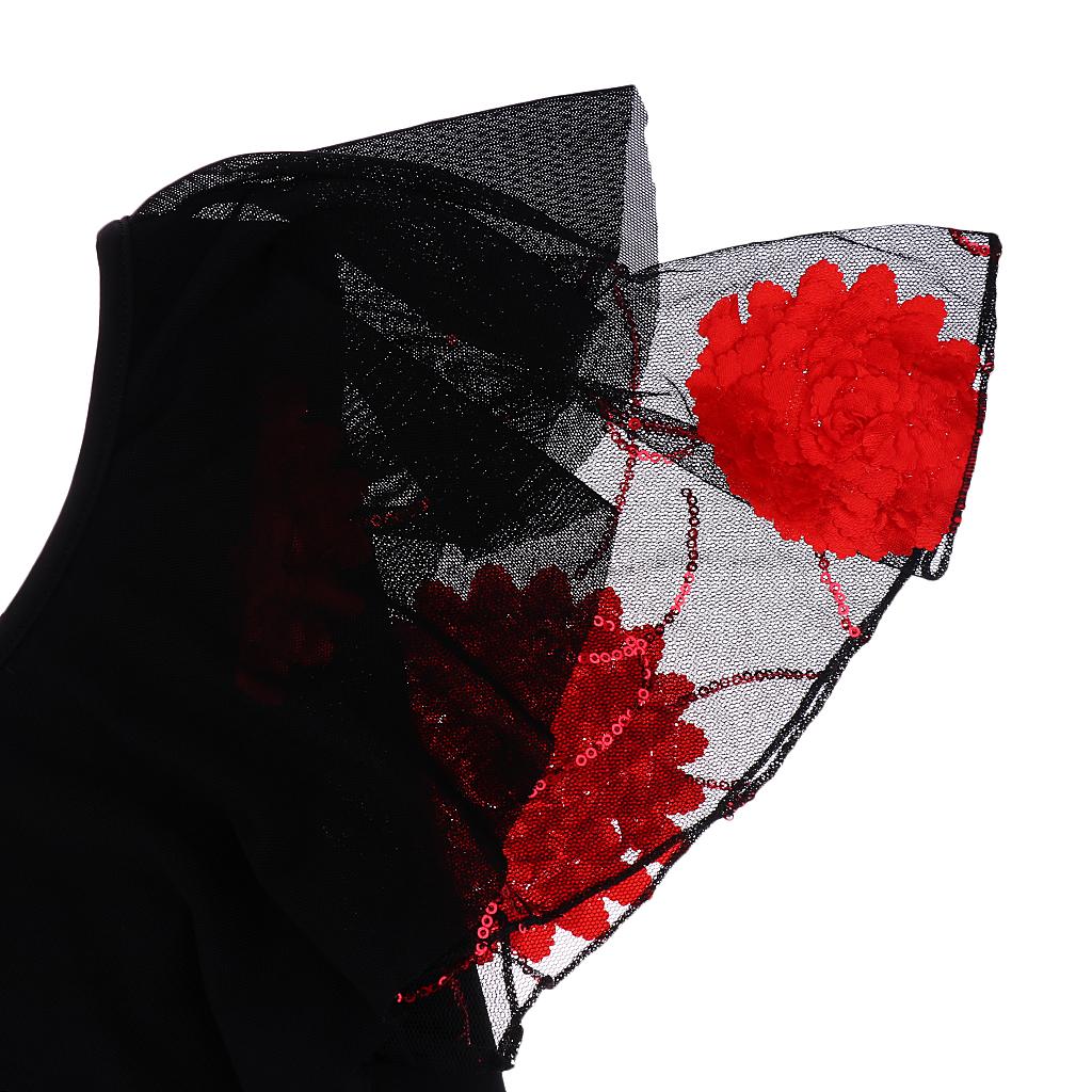 Ballroom Flamenco Latin Salsa Dance Blouse Tops Stage Dancewear Costumes