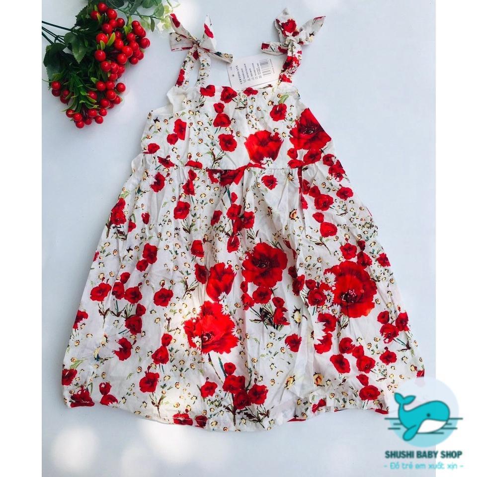 Váy 2 Dây Hoa Nhí Quảng Châu dễ Thương