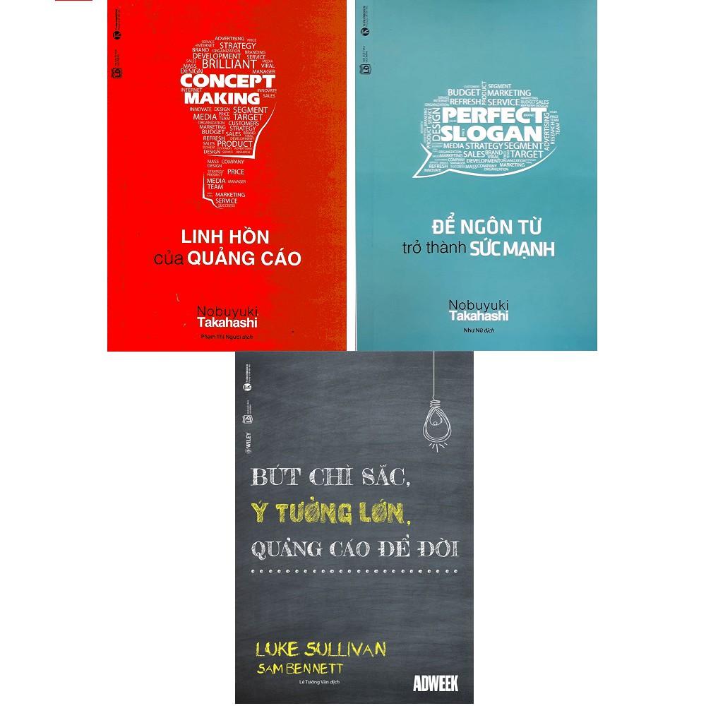 Sách - Combo: Linh Hồn Của Quảng Cáo + Để Ngôn Từ Trở Thành Sức Mạnh + Bút Chì Sắc Ý Tưởng Lớn Quảng Cáo Để Đời