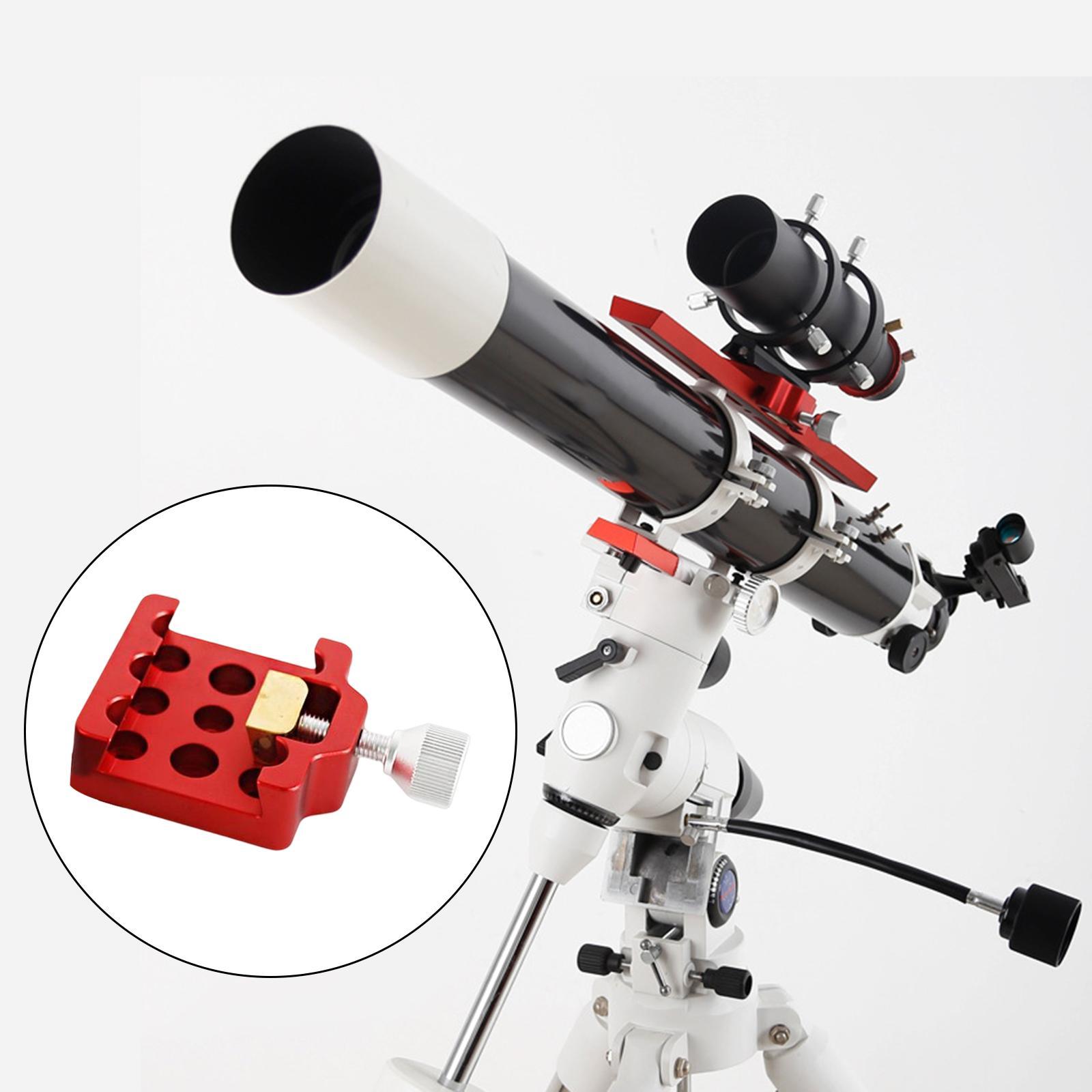 Multifunction  Clamp Astronomical Adjustable Adapter Fittings Durable  Groove Telescope Base for Astronomical Telescope