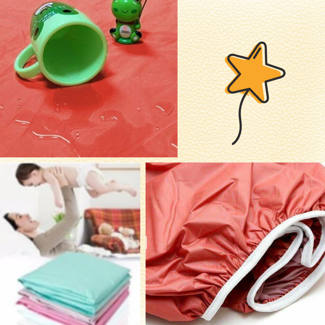 Ga Chống Thấm Trơn, Ga Chống Thấm Họa Tiết Bảo Vệ Đệm Loại Dày, Hàng Cao Cấp Đủ Kích thước / Drap Chống Thấm Cho Bé Yêu, Ga Chống Thấm Cho Bé Yêu