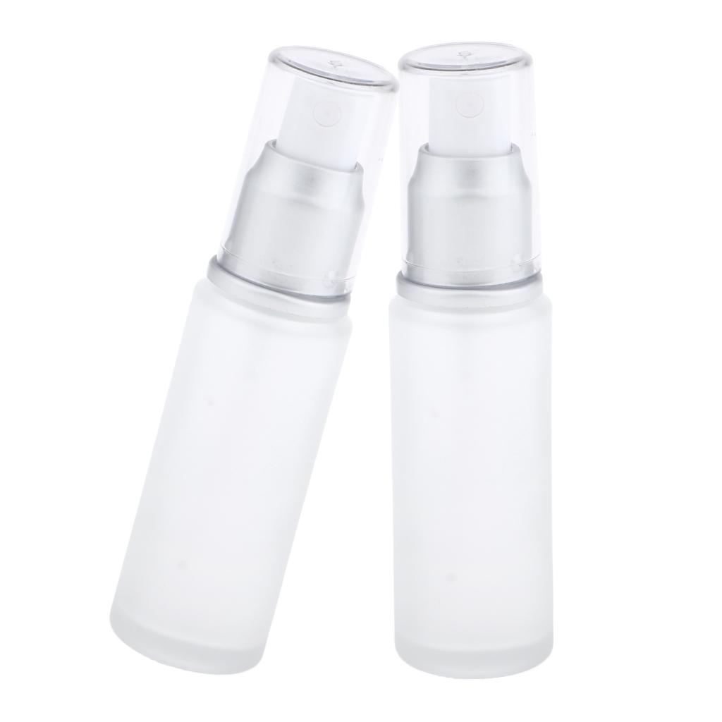 2 Cái Bình Xịt Rỗng Chai Lọ Thủy Tinh Chai 30ml