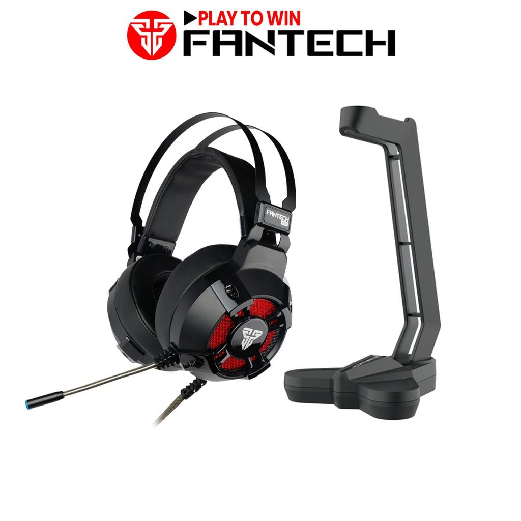 Combo FANTECH Surround Tai Nghe 7.1 HG11 + Giá Đỡ AC3001 - Hàng chính hãng