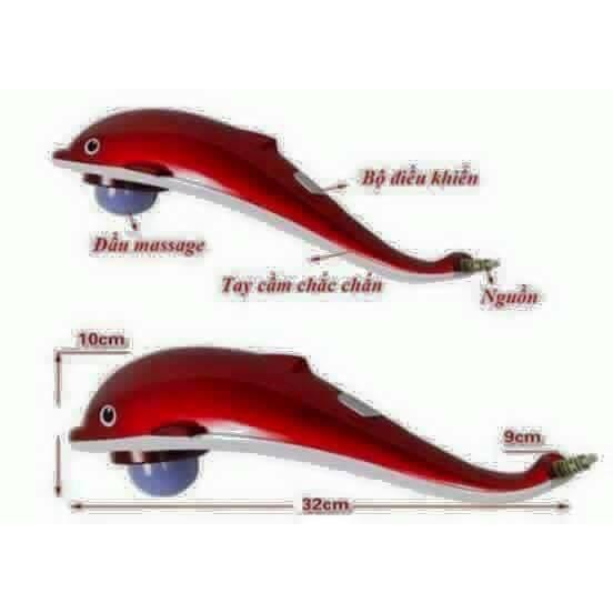 Máy mát xa lưng cá heo