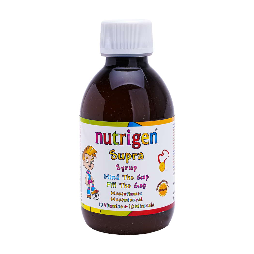 Siro bổ sung vitamin và khoáng chất Nutrigen Supra Syrup dành cho trẻ em (200ml)