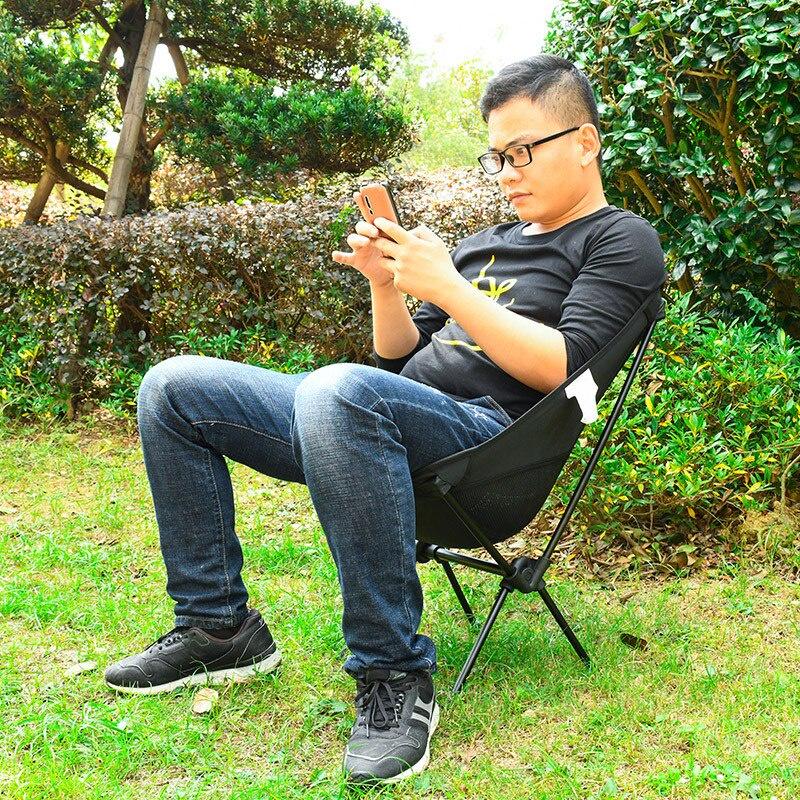 Travel Ultralight Folding Chair Portable Beach Hiking Picnic Seat Fishing Tools Chair Superhard High Load Outdoor Camping Chair