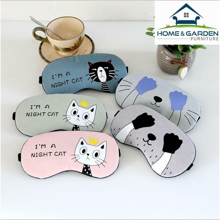 Bịt mắt ngủ kèm gel làm mát mắt hoạt tiết ngộ nghĩnh cực kì cute