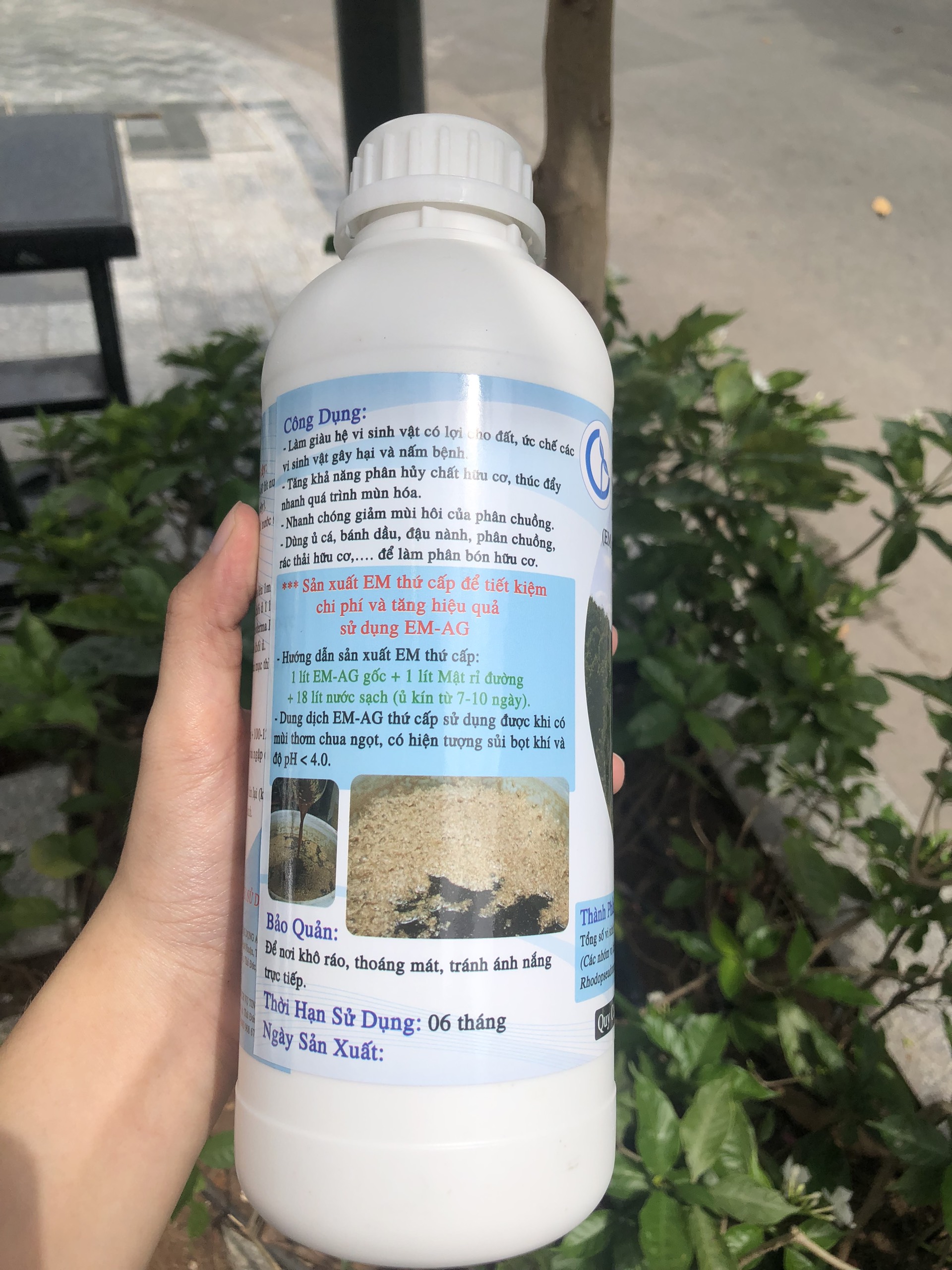 EM gốc chuyên dùng trong nông nghiệp chai 1 lít