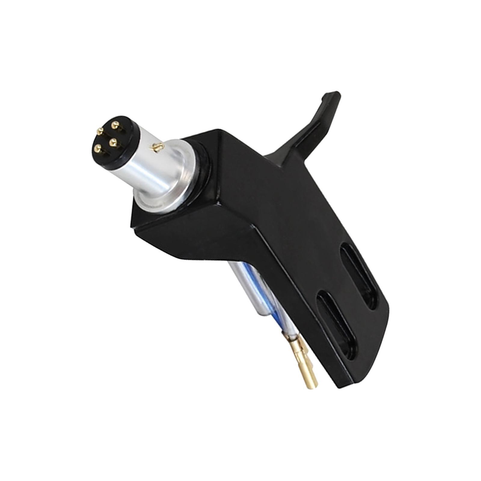 2xTurntable Headshell Universal Aluminium Alloy Hardware Replacement Durable Black