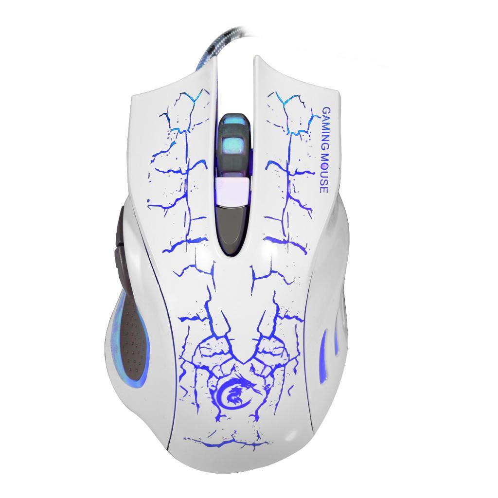 3200DPI LED Optical 6 Buttons USB Wired Gaming Game Mouse for Laptop
