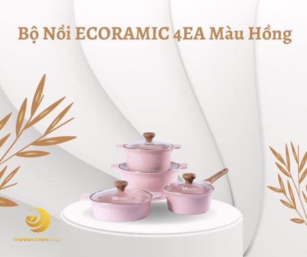 Bộ 4 ĐÁY TỪ CAO CẤP ECORAMIC PLATINUM