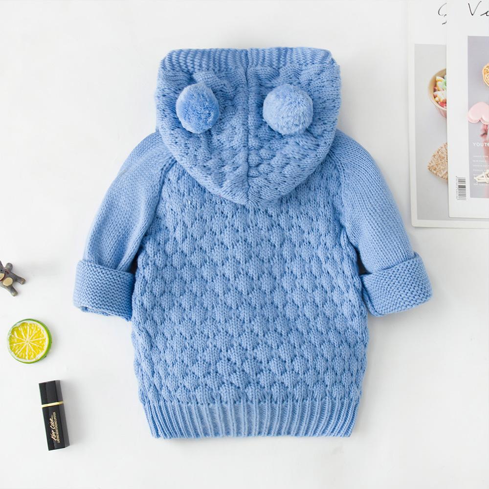 LZH Thu Đông 2021 Trẻ Sơ Sinh Có Mũ Trùm Đầu Đan Áo Khoác Quần Áo Bé Sơ Sinh Áo Khoác Cho Bé Trai Bé Gái Áo Khoác Mùa Đông Trẻ Em Áo Khoác Ngoài áo Khoác