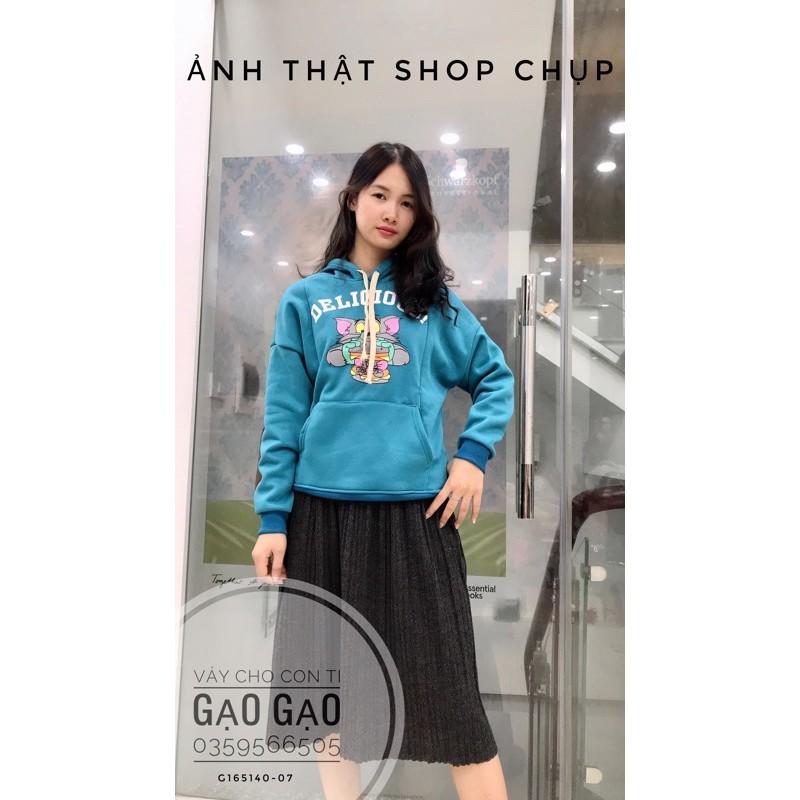 Áo nỉ cho con bú ẢNH THẬT SHOP CHỤP